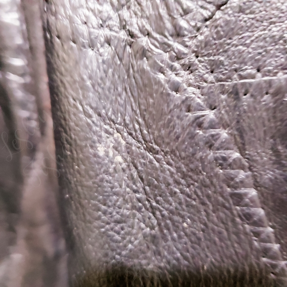 Vintage Flight Path Mens Patchwork Leather Jacket - Picture 8 of 8